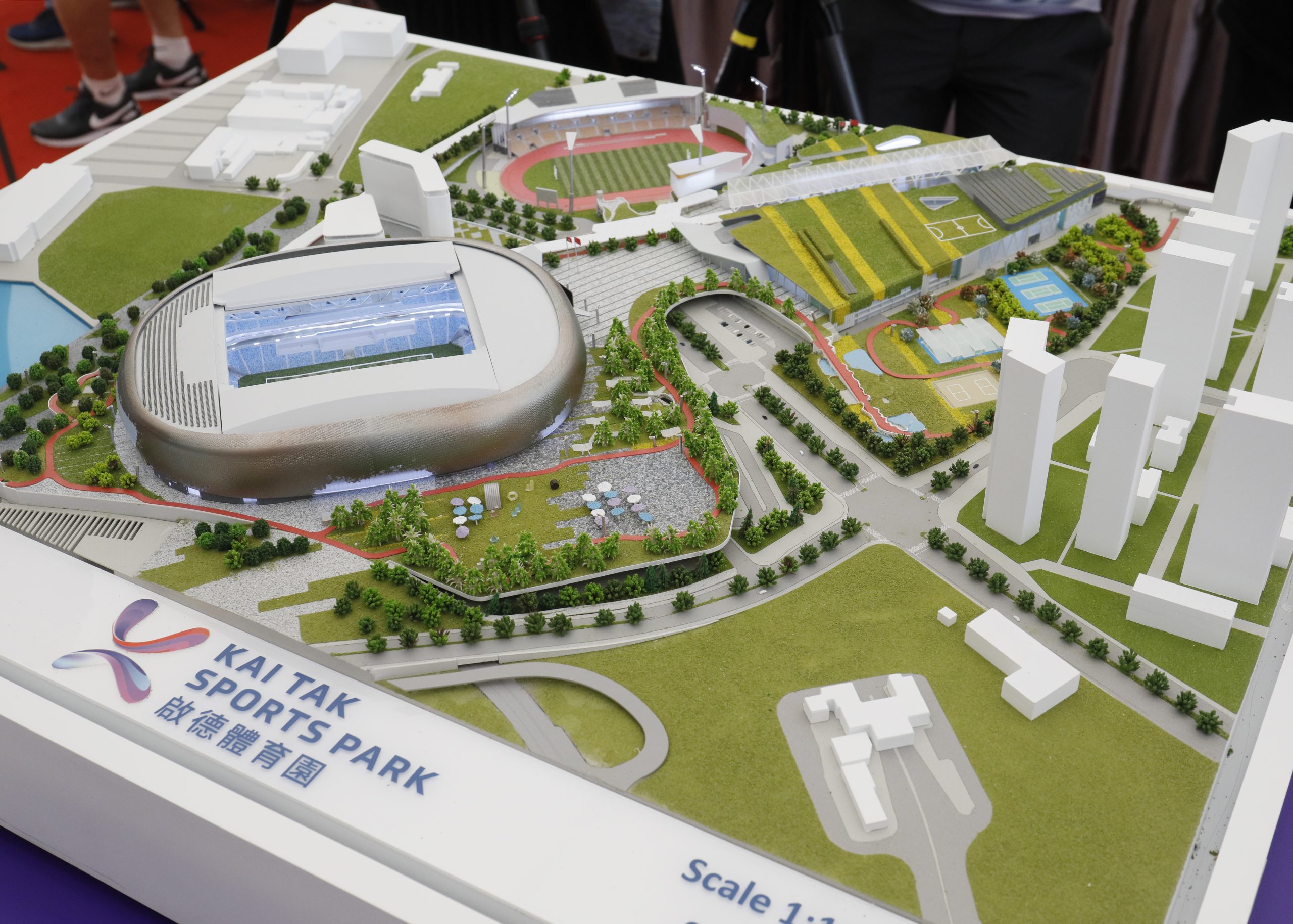 啟德體育園預計明年開幕，將成為舉辦國際級運動盛事場地。