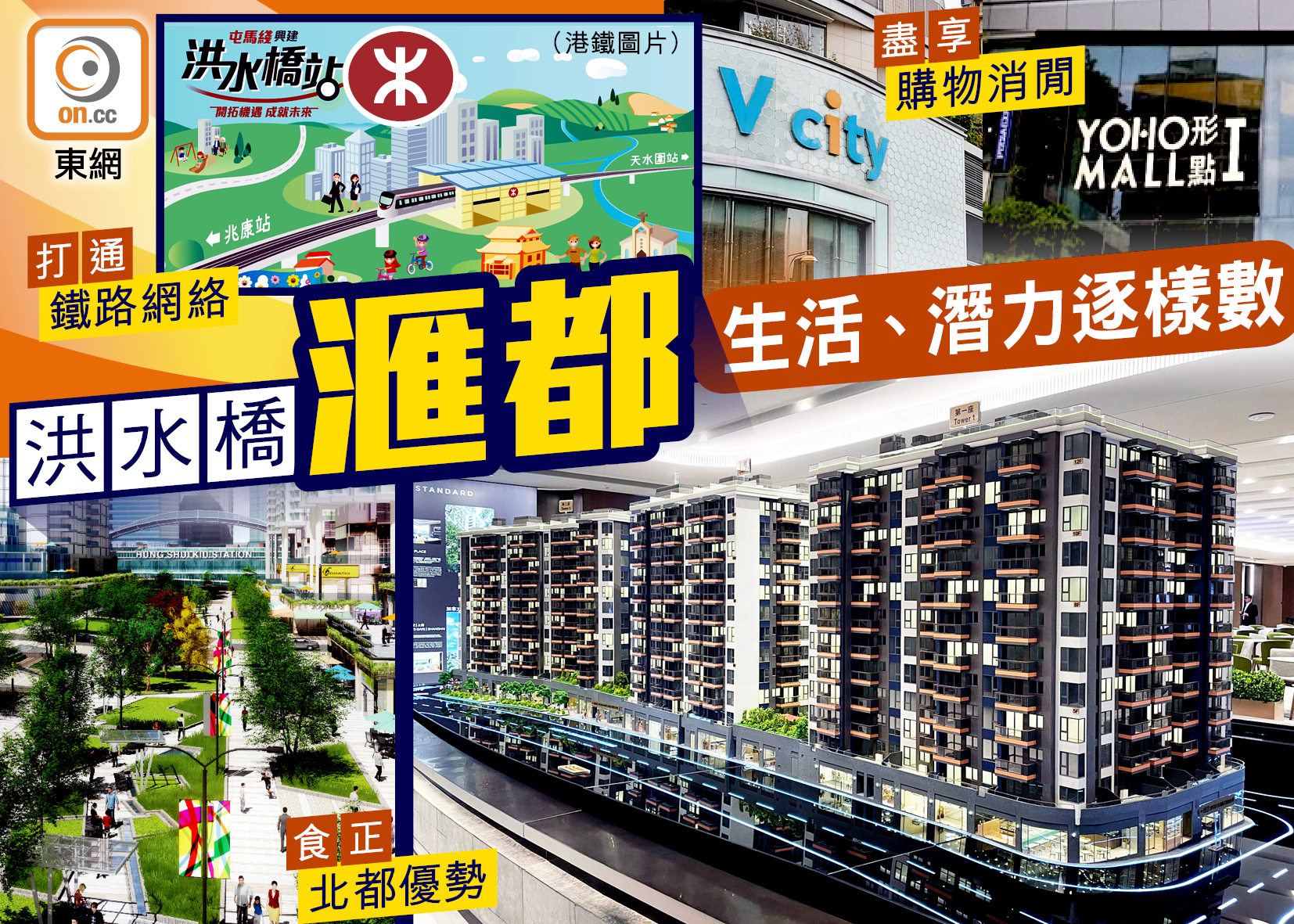【新盤追擊】洪水橋滙都衣食住行指南