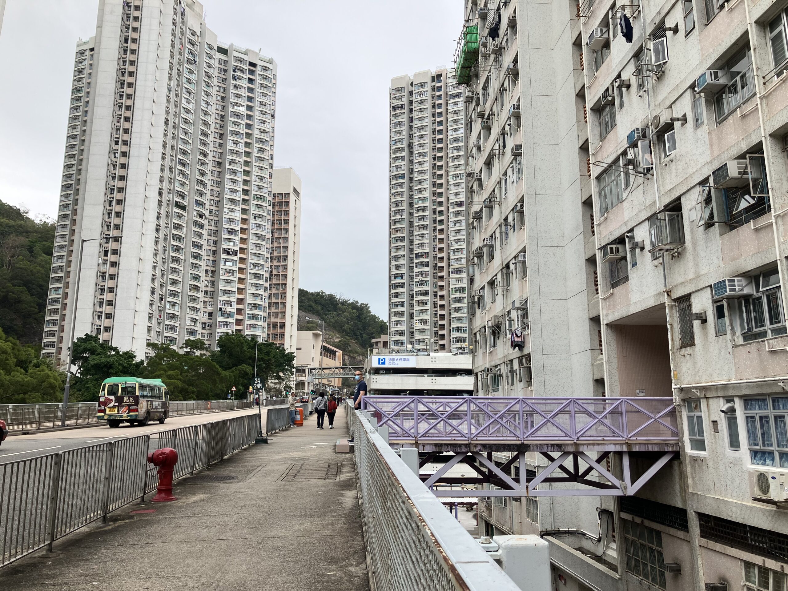 【香港公屋】蓝田德田邨 具气势新长型大厦设计