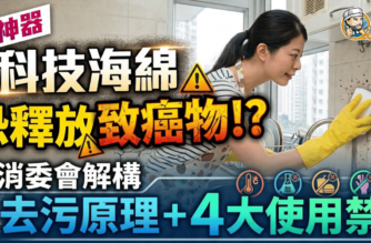 【去漬神器】「科技海綿」恐釋放致癌物!? 消委會解構去污原理+4大使用禁忌